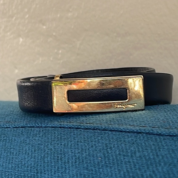 Salvatore Ferragamo vintage skinny waist belt main image 6